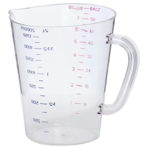 Vista 10 de Carlisle FoodService Products 4314507 Taza medidora de plástico comercial, 1 galón, transparente