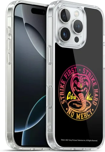Vista 137 de Head Case Designs Funda de gel suave con licencia oficial de Cobra Kai Eagle Fang Logo Key Art compatible con Apple iPhone 7 Plus/iPhone 8 Plus