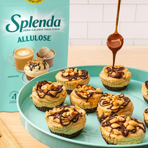 Vista 6 de Edulcorante ESPLENDA Allulose, a base de plantas, cero calorías, para hacer pasteles y bebidas, en una bolsa de cierre hermético