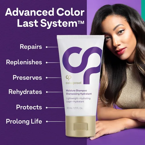 Vista 8 de Colorproof Sulfate-Free Moisturizing Shampoo for women Hydrating Shampoo with Mojito Mint Scent Vegan and Color-Safe Formula Adds Volume &