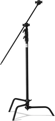 Vista 4 de Kupo Soporte en C de 40 pulgadas para iluminación de fotografía y video Negro