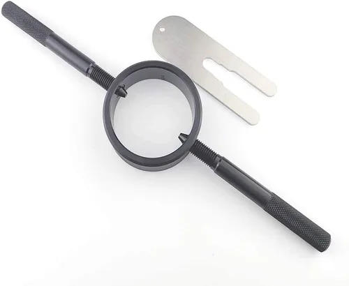 Vista 5 de Kit de herramientas de compresor de resorte de horquilla universal para motocicleta, funciona con la mayoría de horquillas invertidas (USD)