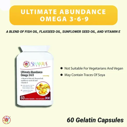Vista 7 de Ultimate Abundance: Omega 3-6-9 El suplemento completo de aceite de pescado - Espiritualidad, ciencia y suplementos por Shakra Health