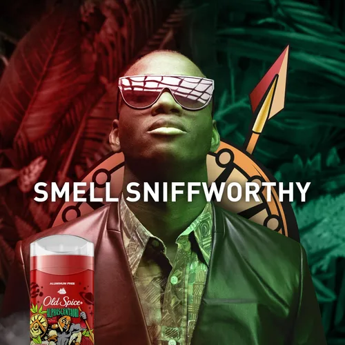 Vista 5 de Old Spice Desodorante sin aluminio para hombres, protección contra olores 24/7, frescura 24/7 y aroma duradero, se pone transparente, Alphascentauri