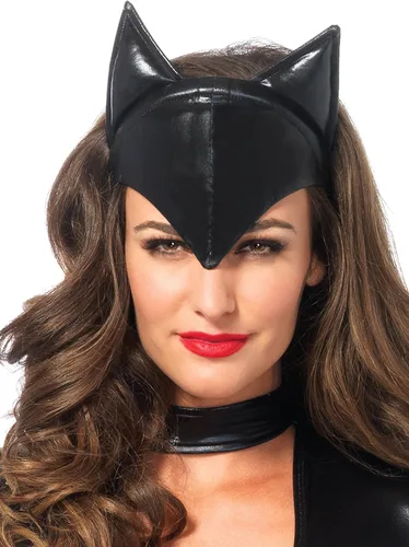 Vista 3 de Leg Avenue disfraz de la mujer de 3piezas frisky feline catsuit