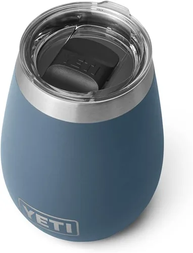 Vista 25 de YETI Rambler - Vaso de vino de 10 onzas, aislado al vacío, de acero inoxidable con tapa MagSlider, color azul marino
