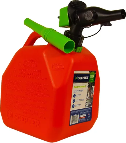 Vista 18 de Scepter FSCD552 - Recipiente de combustible con boquilla SmartControl a prueba de derrames, bidón amarillo para diésel, 5 galones (4 unidades)
