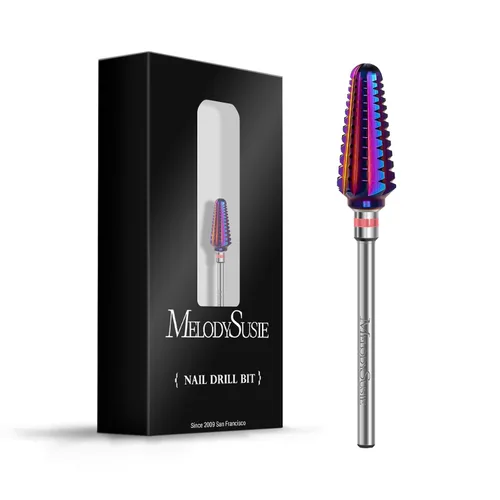 Vista 20 de MelodySusie Brocas profesionales Tornado de 3/32 pulgadas, brocas multifunción de carburo de tungsteno, adecuadas para manicura, pedicura, cutícula