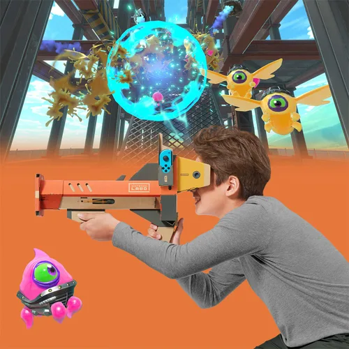 Vista 5 de Nintendo Labo Nintendo Lab Toy-Con 04 VR Kit Chobitto Edition Bazooka only-Switch Japanese Ver