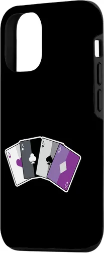 Vista 2 de Funda para iPhone 14 Asexual Ace Pride Flag
