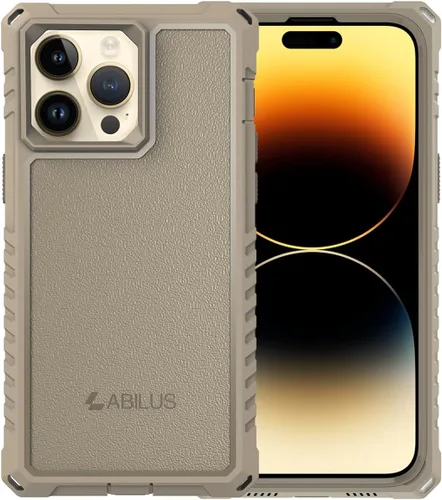 Vista 18 de Funda para iPhone 13/14 [6.1 pulgadas], a prueba de caídas de grado militar de 12 pies, resistente cobertura de cuerpo completo de 360°
