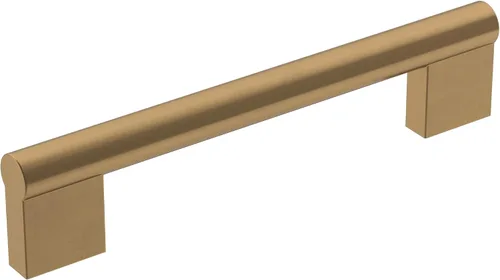 Vista 11 de Amerock Versa 3-3/4 pulgadas (96 mm) de centro a centro Bronce champán Manija de gabinete - paquete de 10 unidades Champagne bronce