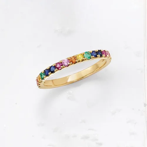 Vista 4 de RS Pure by Ross-Simons 056 ct tw Mixed Gemstone Ring in 14kt Yellow Gold