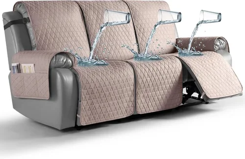 Vista 33 de TAOCOCO Funda reclinable 100% impermeable, antideslizante, lavable, con correas elásticas para las piernas, protector de muebles para perros