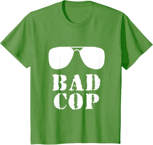 Vista 53 de Bad Cop Funny Police - Camiseta a juego para padre e hijo, Negro, S