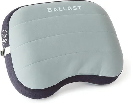 Vista 10 de Ballast Almohada de playa, cómoda, duradera y compacta, se mantiene en playas ventosas con bolsa de arena patentada, almohada inflable para playas