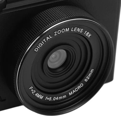 Vista 8 de Cámara digital de 64 MP, pantalla de 3 pulgadas, cámara digital compacta retro de video 4K, zoom digital 18X, cámara de vlogging recargable