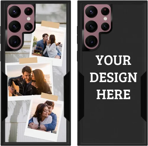 Vista 14 de Funda protectora personalizada con foto para Samsung Galaxy S22 5G, con imagen, texto, logotipo, [probada en caídas de grado militar], resistente