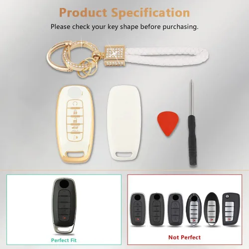 Vista 2 de PIFOOG Funda para llavero Rogue con 5 botones Pathfinder SL Platinum, funda para llaves de coche, accesorios de protección, accesorios de protección