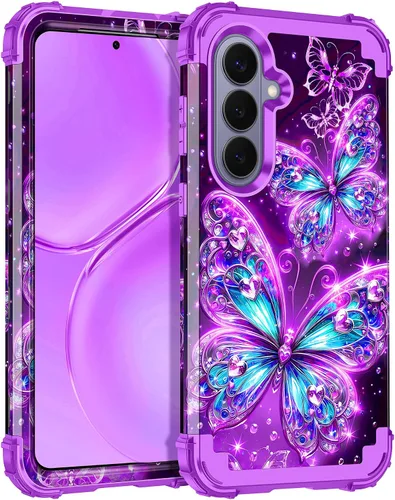Vista 61 de Casetego Funda para Galaxy A16 5G, Tres Capas de Alta Resistencia Robusta a Prueba de Golpes, Protección Completa Rugosa de PC Duro + Parachoques