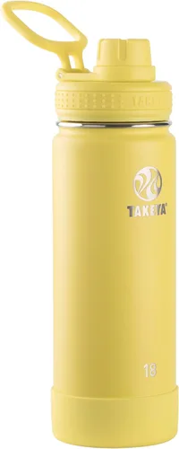 Vista 11 de Takeya Actives Botella de Agua con Tapa de Boquilla, Botella con Doble Aislamiento de Acero Inoxidable, Apta para Lavavajillas y Sin BPA, Botella