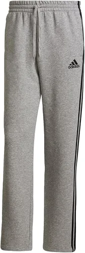 Vista 7 de adidas Men's Essentials Fleece Open Hem 3-Stripes Pants