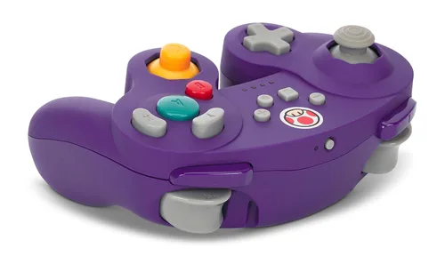 Vista 6 de PowerA GameCube Style Wireless Controller for Nintendo Switch/Switch 2 / Switch Lite/OLED Model - Toad, Officially Licensed by Nintendo