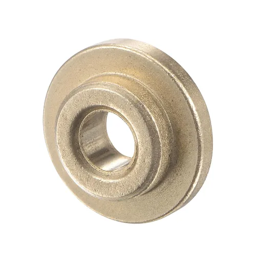 Vista 4 de uxcell Flange Sleeve Bearings 4mm Bore 8mm OD 4mm Length 12mm Flange Dia 2mm Flange Thickness Sintered Bronze Self-Lubricating Bushing 4pcs