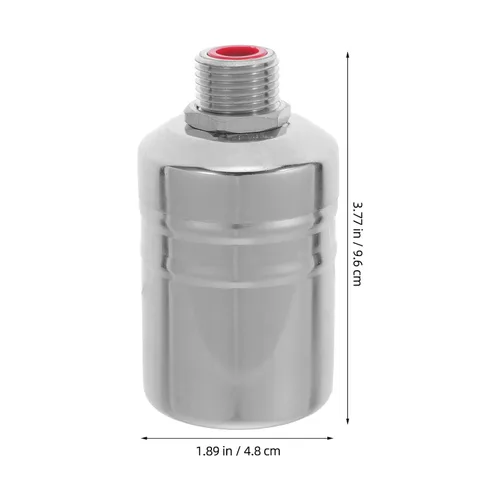 Vista 5 de Float Valve for Water Tank - 1 Inch Top Inlet Automatic Water Level Control Stainless Steel Valve for Pool, Tower, Livestock Troughs