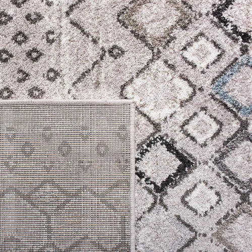 Vista 54 de SAFAVIEH Amsterdam Collection Alfombra Decorativa - 2.3 pies x 4 pies, Negro & Multi, Diseño Marroquí Bohemio, Sin Desprendimiento y Fácil Cuidado
