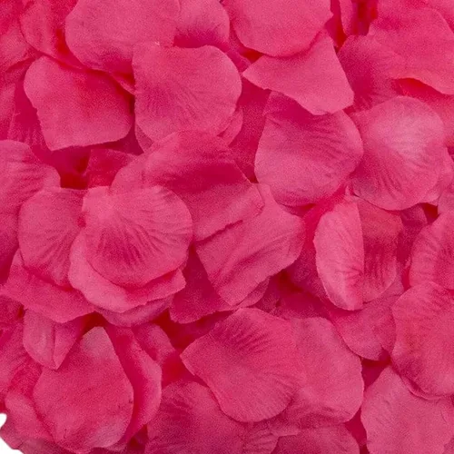 Vista 4 de Pétalos de rosa de seda falsos - 100/bolsa (negro)