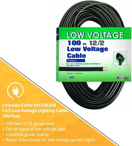 Vista 4 de Cable Coleman 12 /2 cable de bajo voltaje