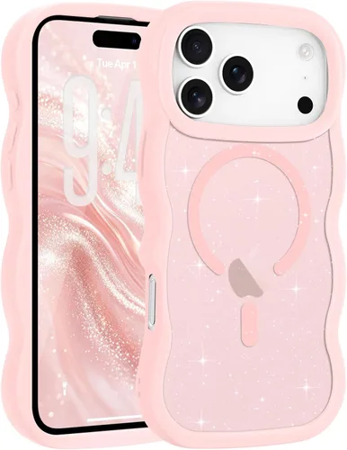 Vista 89 de Pepmune - Funda para iPhone 12 Pro Max con marco ondulado y estructura rígida, color mate claro, cubierta trasera unisex, compatible con Magsafe
