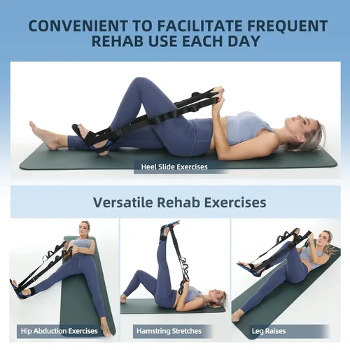 Vista 4 de Ayudas para la recuperación de reemplazo de rodilla, equipo de recuperación de cirugía de rodilla con máquina de hielo, equipo de terapia física