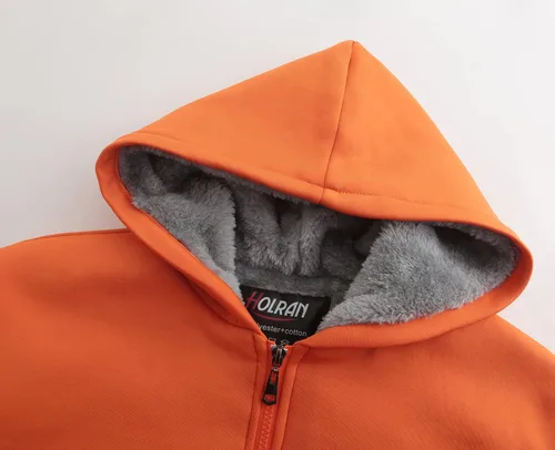 Vista 4 de HOLRAN Hot Anime Sudadera con capucha Son Goku Thicken Chaqueta de forro polar cálida para invierno