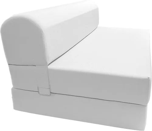 Vista 56 de D&D Futon Furniture. Silla plegable de espuma, sofá de estudio, colchón de espuma plegable para invitados (6 x 24 x 70 pulgadas, negro)