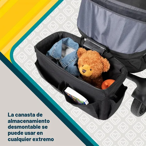 Vista 4 de Safety 1st Summit Wagon - Cochecito para 2 niños con bandeja extraíble en la calle alta