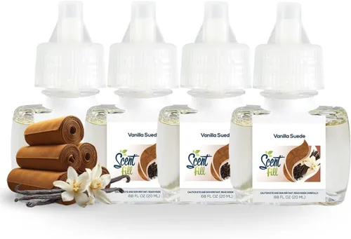 Vista 20 de Scent Fill Ambientador enchufable de sidra de manzana, 4 recambios de aceite perfumado