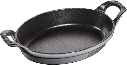 Vista 11 de staub Dish 40509-472 - Plato redondo pequeño, negro, 4.7 pulgadas (4.7 in), compatible con inducción, producto auténtico japonés