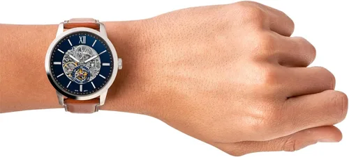 Vista 6 de Fossil - Reloj de pulsera automático y mecánico de estilo Townsman en acero inoxidable para hombre