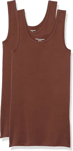 Vista 46 de Amazon Essentials - Camiseta sin mangas de corte entallado para mujer Aqua Blue/French Blue