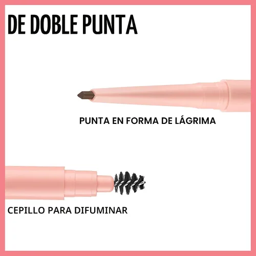 Vista 4 de Maybelline Total Temptation Lápiz Delineador de Cejas, Rubio, 1 Unidad