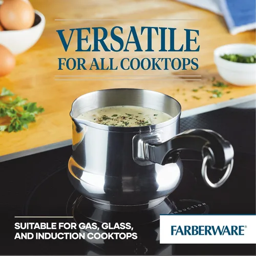 Vista 111 de Farberware Olla clásica de vapor hecha en acero inoxidable, 3 qt.