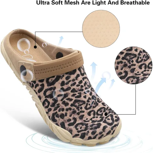 Vista 4 de Besroad Sandalias de senderismo al aire libre, zapatos de agua deportivos, zapatillas de deporte de moda, zuecos clásicos para mujeres y hombres