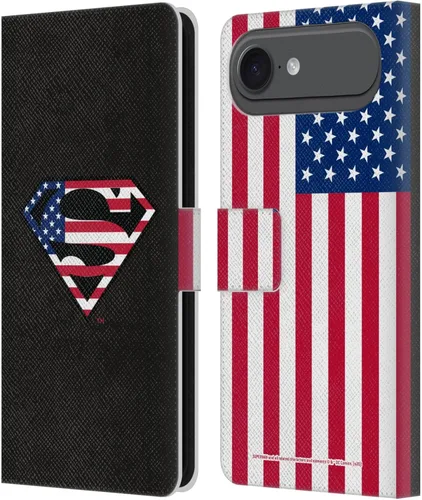 Vista 7 de Head Case Designs Funda de piel con licencia oficial de Superman DC Comics con logotipos negros y rojos compatible con Apple iPhone 11