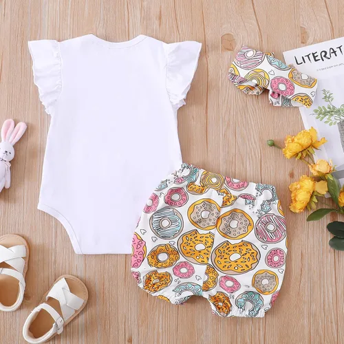 Vista 5 de Traje de bebé niña de primer cumpleaños para niña traje de cumpleaños para niña traje de bebé dulce un body