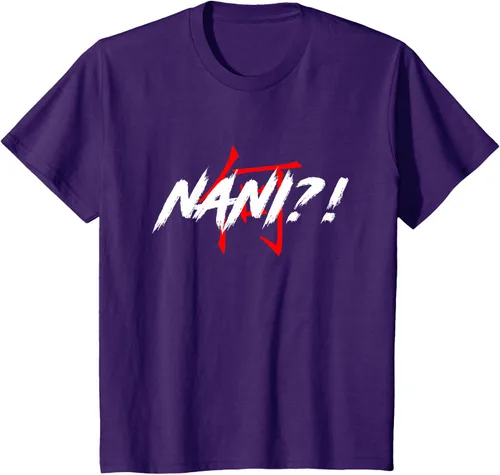 Vista 26 de Nani Meme Anime Japanese Camiseta, Negro, S