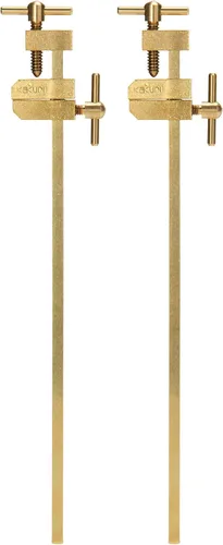 Vista 8 de KAKURI HATAGANE - Abrazaderas de barra para carpintería de 3-3/4 pulgadas, abrazaderas de madera japonesas HATAGANE, juego de herramientas de 2