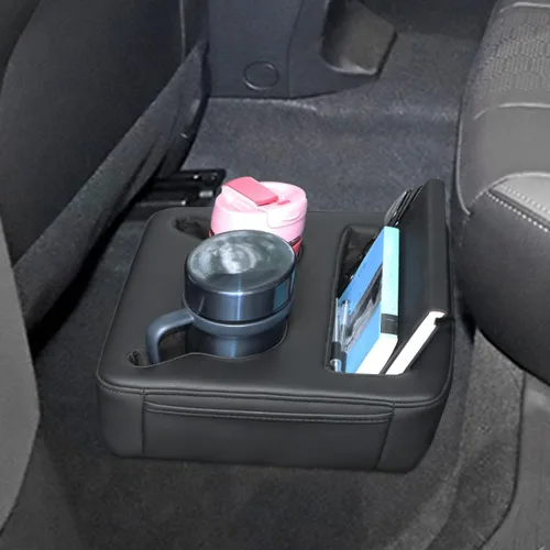 Vista 7 de MARCHFA Portavasos para el asiento trasero del automóvil, SUV, portavasos para asiento trasero, soporte para bebidas, organizador de asiento trasero