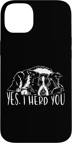 Vista 15 de Border Collie I Herd You Herd You Dog Funny Dog Saying Case for iPhone 17